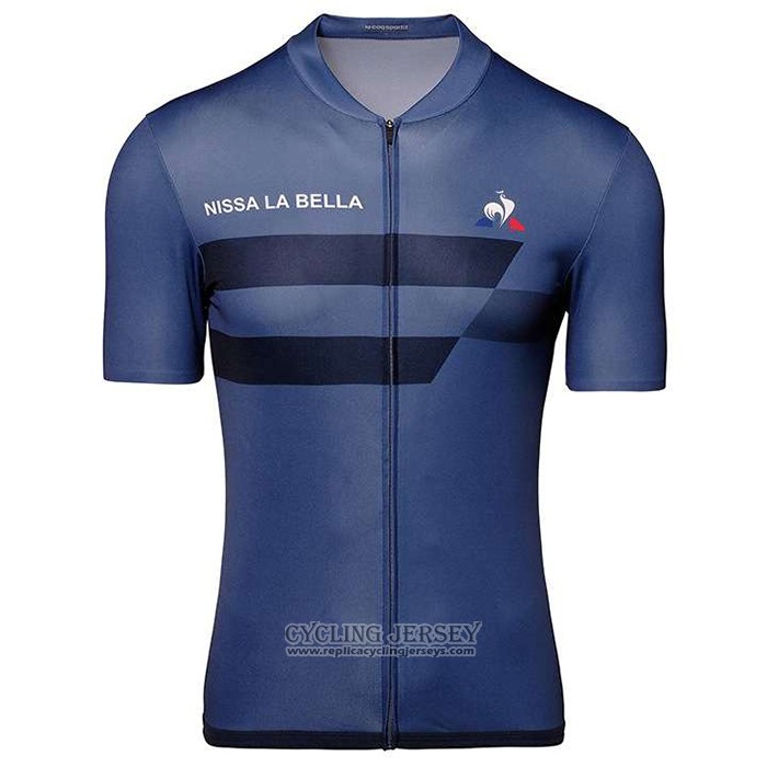 2020 Cycling Jersey Tour De France Dark Blue Short Sleeve And Bib Short